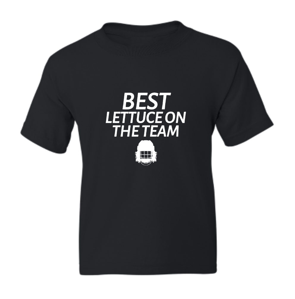 Best Lettuce On The Team Black Youth T-shirt