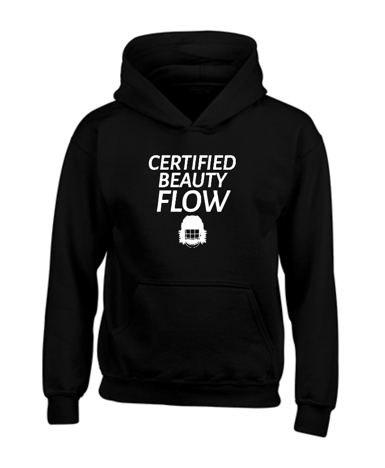 Certified Beauty Flow Black Youth Hoodie