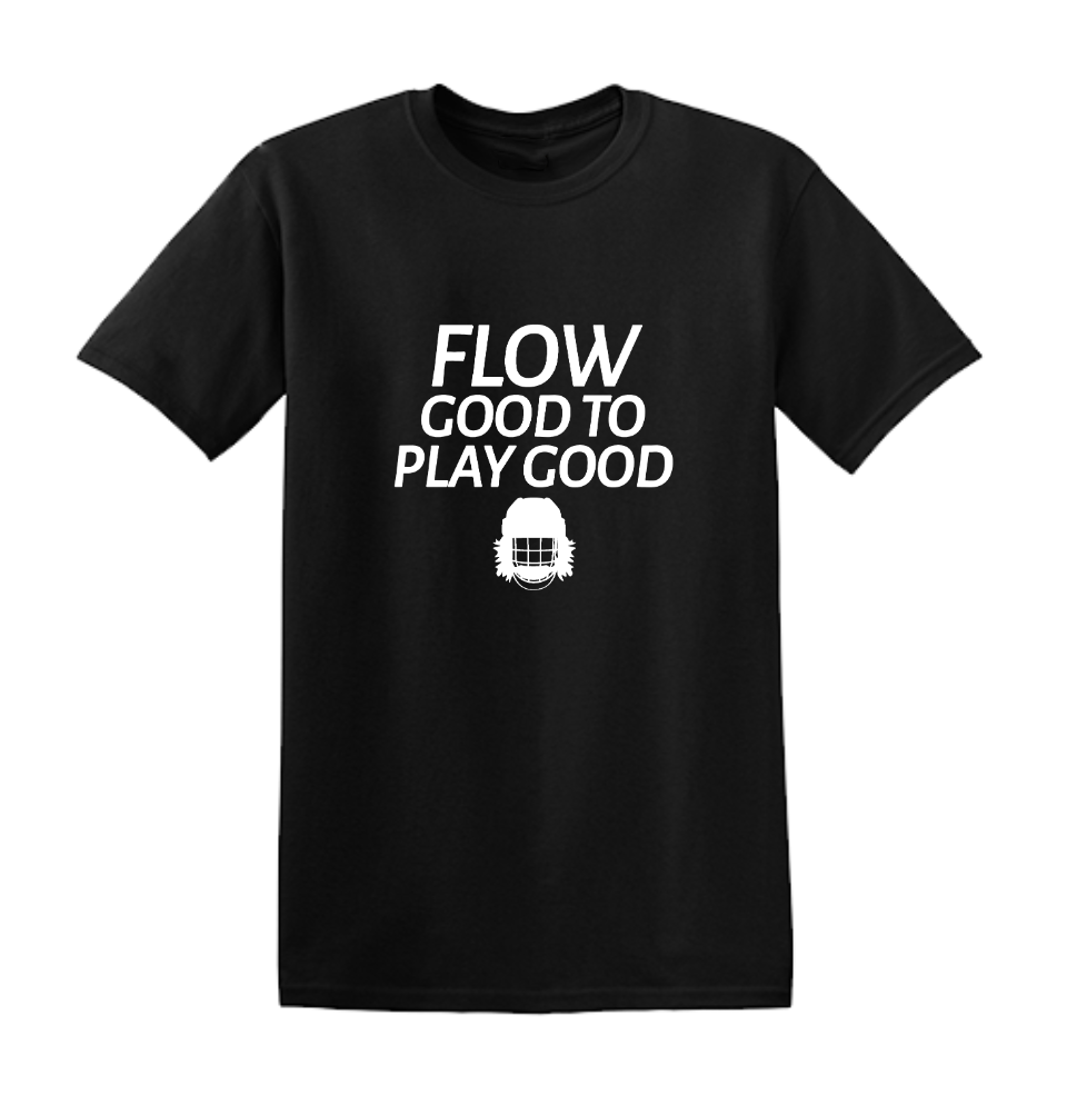 Flow Good To Play Good Black Adult T-shirt